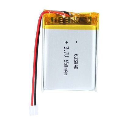 Batterie-Satz UN38.3 Lipo, Lithium-Polymer-Batterie 650mah 3.7v