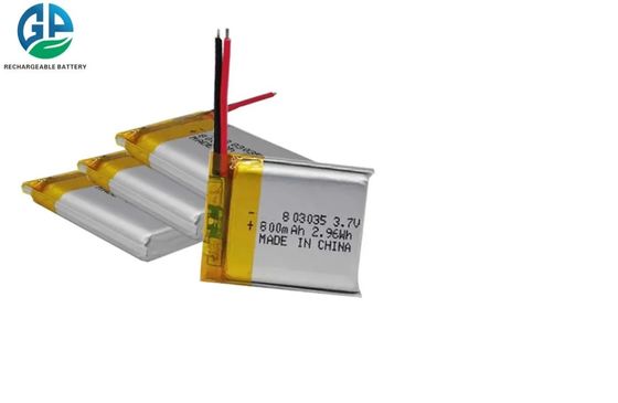 803035 Lithium-Polymer-Akku kc COLUMBIUM Bescheinigung 3.7v 7.4v 800mah
