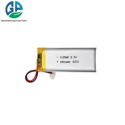 Batterie 112560, Lithium Ion Polymer Battery Pack ISO9001 kc Lipo 3.7V 1800mAh 6.66Wh