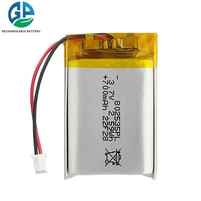 Lithium-Polymer Lipo-Batterie-Satz Soem-ODM 3.7v 700mah 802535