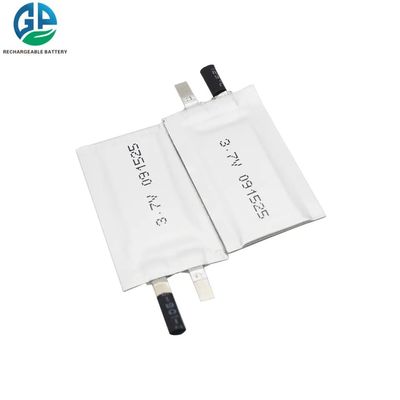 Ultra dünner wieder aufladbarer Lithium-Polymer-Batterie-Satz 3.7v 15mah 091525
