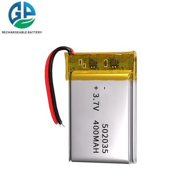 Blockbaugruppe-Li-Polymer-Lithium-Polymer-Batterie 400mah/502035 der Lithium-Batterie-3.7v