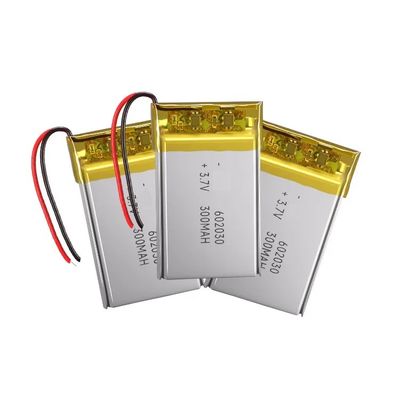 300 mAh 3,7 V Li-Polymer-Akku mit Kurzschlussschutz