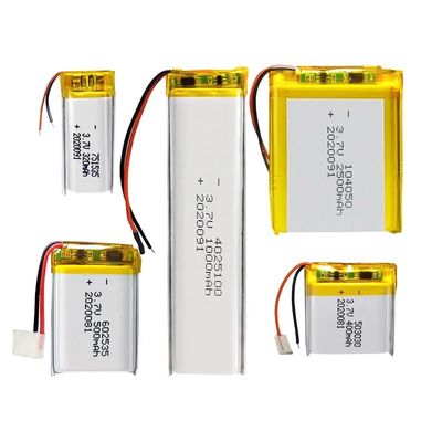 3.7V Li-Polymer-Batterie mit Schutz gegen Überentladung und Schutz gegen Kurzschluss