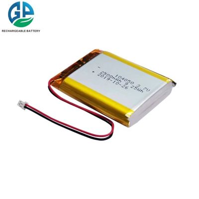 2500 mAh Li-Polymer-Akku mit Überladeschutz und 1 C Ladestrom