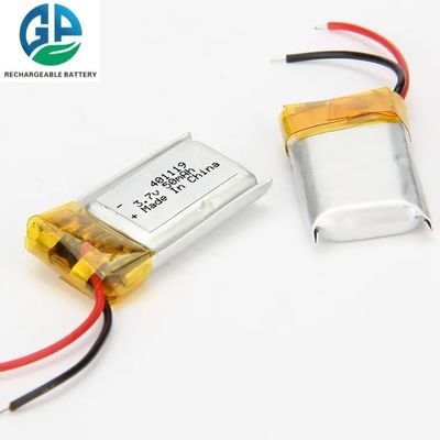 401119 Wiederaufladbarer Lithium-Ionen-Akku 3,7V 50mAh mit 500 Zyklen Li-Ionen-Polymer-Akku