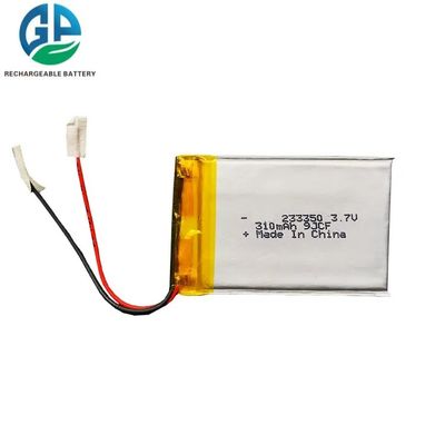 310mAh 3,7V 2mm Dicke Li-Polymer-Batterie Lipo-Batteriepaket für Unterhaltungselektronik