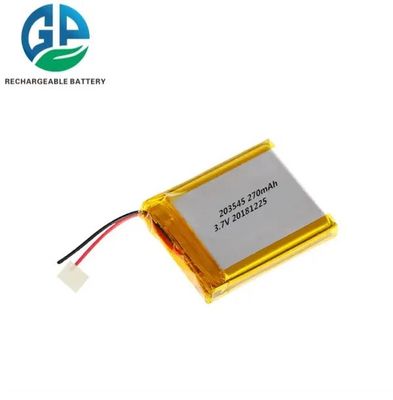 233545 Li-Ionen-Polymer-Batterie 270mAh 3,7V Smart Watch Digitale Lithium-Ionen-Polymer-Zell-Pack