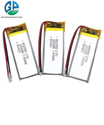 KC genehmigt 3,7V 380mAh 402050 Lithium Polymer Batteriepack