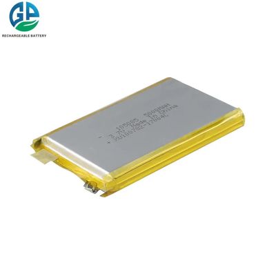 3,7V 5000mAh kundenspezifischer Lithium-Polymer-Akku, Größe 105085, wiederaufladbarer LiPo-Akku