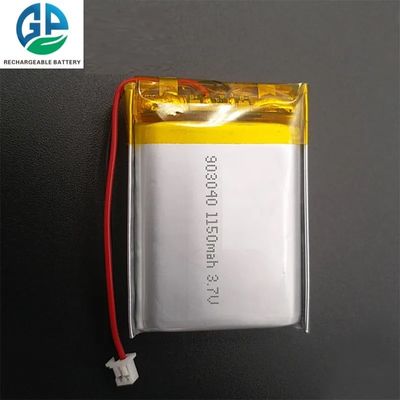 3.7V 1150mAh 903040 Wiederaufladbare Lipo-Batterie mit 500 Zyklen für digitale Produkte