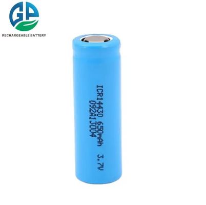 3.7V 650mAh LFP-Batterie mit 2000 Zyklen - 14430 wiederaufladbare LiFePO4-Batterie KC CB IEC genehmigt