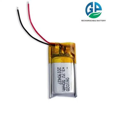 KC genehmigt 3.7V 50mAh 401020 Li-Polymer wiederaufladbare Li-Ionen-Batterie für TWS-Ohrhörerbatterie