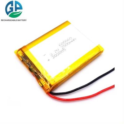 KC Wiederaufladbarer 3,7V 2500mAh Lithium-Polymer-Akku Lipo-Akkupack 605060 IEC62133-Zulassung