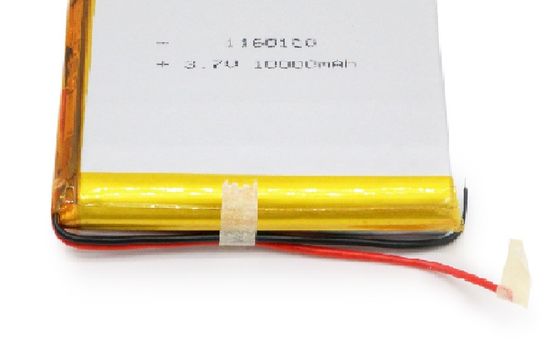 3.7V 10000mAh Li-Polymer-Batterie Wiederaufladbare Li-Ionen-Polymer-Batterie 1160110 KC CB IEC62133