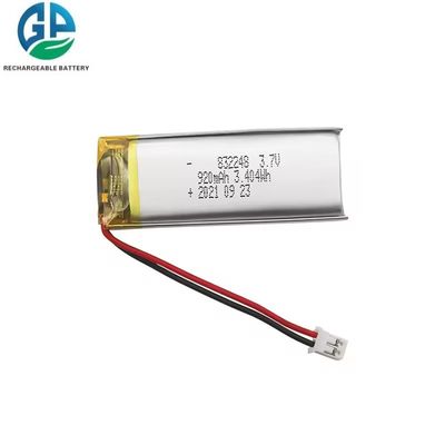 CB IEC62133 zugelassenes Akkupaket 832248 920mAh 3,7V KC-Zertifikat