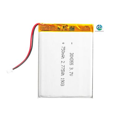 Hochentladungsrate Batterie 30C Max60C Wiederaufladbar 3.7V 750Mah 304355 Lithium-Ionen-Batterie