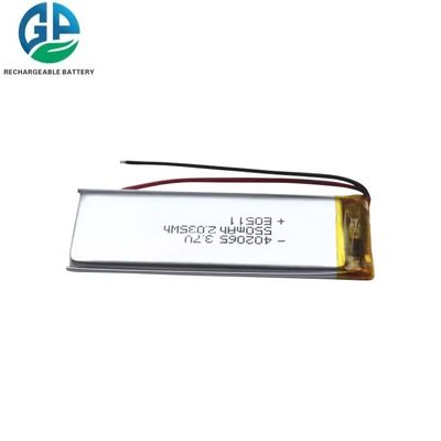 Hochentladungsbatterie 550mAh 3.7V 30C Max60C KC 402065 550mah 3.7v Lithium-Polymer-Batterie für elektronische Geräte