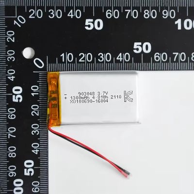 3,7V 1300mAh Lithium-Polymer-Akku mit hoher Entladerate und KC-, CB- und CE-Zertifizierung