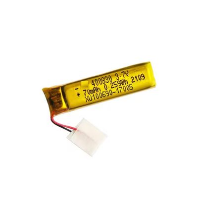 3.7V 70mah 400830 Polymer Akku Litauische Batterie Hochentladungsbatterie