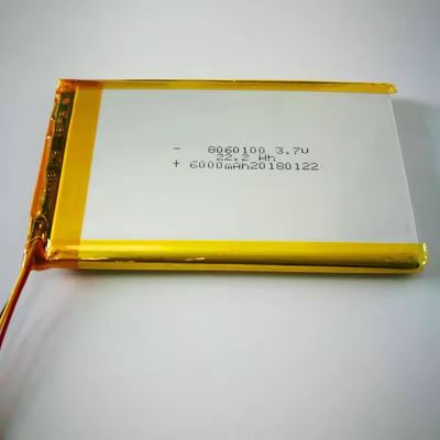 Wiederaufladbarer 6000mAh 3,7V Lithium-Polymer-Lipo-Akku für Schönheitsgeräte