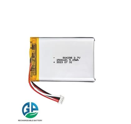 KC Wiederaufladbare Lithium-Ionen-Polymer-Batterie Li-Ionen-Lipo-Batterie 804258 2500mAh 3.7V Lithium-Ionen-Polymer-Batterie