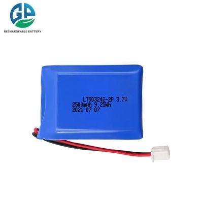 KC UL 903242-2P Li-Ionen-Wiederaufladbare Batterie 3.7V 2500mah Zylindrische Batteriezelle