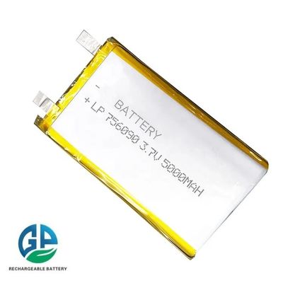 Hochentladungsbatterie 30C KC UN38.3 Zertifiziert 3.7V 756090 3.7v 5000mah Li-Ionenbatterie für digitale Produkte