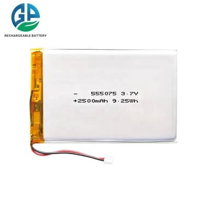 Li-Ionen-Polymer-Batterie mit hoher Kapazität 2500mAh 555075 3.7v 2500mah Story-Maschine Lithiumbatterie
