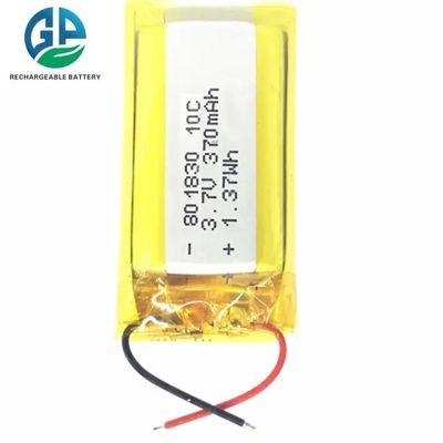 3.7V Li-Polymer-Batterie Strombank Langzeitzyklus KC zugelassen 801830 370mah Batterie Wiederaufladbare Li-Polymer-Batterien