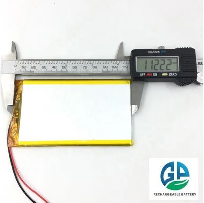 Hochkapazität 5000mAh 3,7V Lithium-Polymer-Batterie mit 500-Zyklus-Laufzeit für Power-Banken
