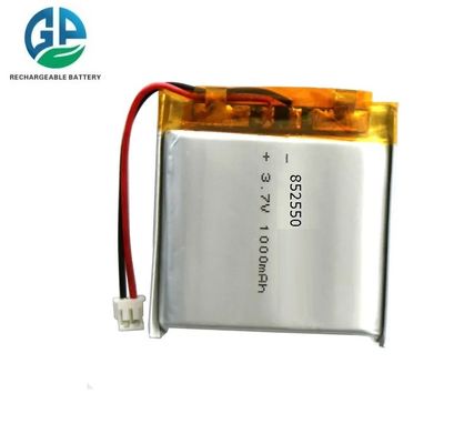Hochkapazitäts-Wiederaufladbare KC Li-Ionen 852550 3,7V 1000mAh 3,7Wh 20C Li-Polymerbatterie