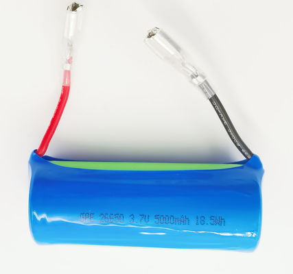 Wiederaufladbare Lithium-Ionen-Batterie 26650 5000mAh Batteriezelle 3.7v Zylindrische Batterie