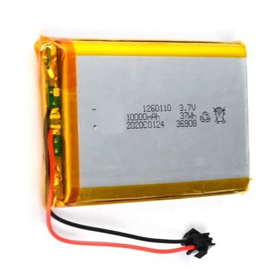 3,7V 10000mAh 1260110 Wiederaufladbarer Li-Polymer-Akku Hohe Kapazität Lipo-Akku