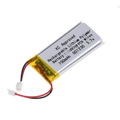 KC-zugelassene wiederaufladbare Lithium-Polymer-Batterie 3,7 V 150 mAh mit Leiterplatte und Kabeln 150 mAh 501230 3,7 V