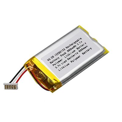 KC IEC62133 zugelassen 3,7V 900mAh wiederaufladbare Batterie Lithium-Polymer Lipo-Batterie