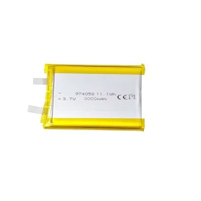 Hohe Entladerate 30C 3,7V 3000mAh KC-zertifizierter Lipo-Akku für Drohnen und Schönheitsgeräte