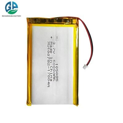 Hohe Kapazität 3.7v 18.5wh Lithium-Polymer-Batterie nachgefertigt Lithium-Polymer-Batterie 105085 3.7V 5000mah