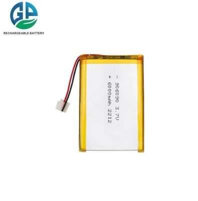Hochleistungs-Energiedichte 3,7V 6000mAh Lithium-Polymer-Akku, wiederaufladbarer Lipo-Akkupack