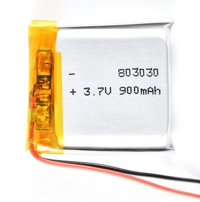 KC IEC62133-Zugelassener 3,7V 900mAh Akku-Pack Polymer-Lithium-Lipo-Batterie