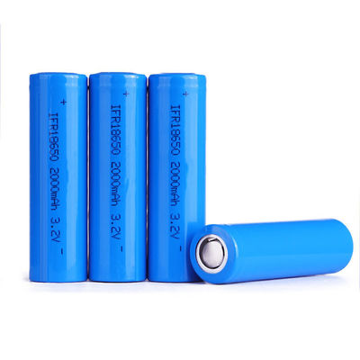 Batterie-Zelle UN38.3 LFP 18650 3.2V 1800mAh 2000mAh LiFePO4