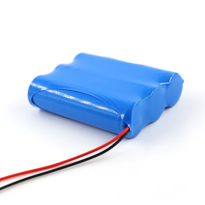 ICR 18650 3s1p 11.1V 2600mAh wiederaufladbare Lithium-Ionen-Batterie mit 500-facher Lebensdauer
