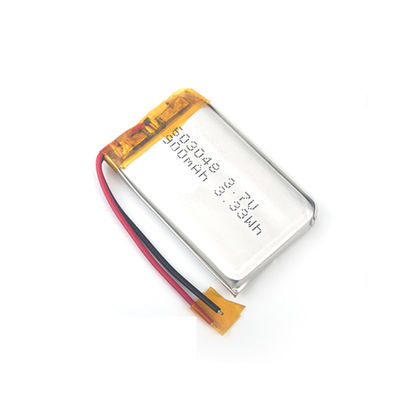 UN38.3 Zertifizierte 900mAh 3,7V Lithium-Polymer-Batterie Wiederaufladbare LiPo-Batterie