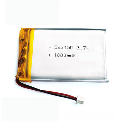 KC IEC62133 zertifizierter 3,7V 1000mAh Lithium-Polymer-Akku Lipo-Akku für Temperaturrekorder