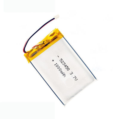 523450 Lipo 3,7V 1000mAh KC-Batterie mit 500 Zyklen für Solarleuchten