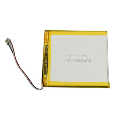 3000mAh 3,7V Lipo-Drohnenakku mit 500 Ladezyklen wiederaufladbarer Lithium-Polymer-Akku
