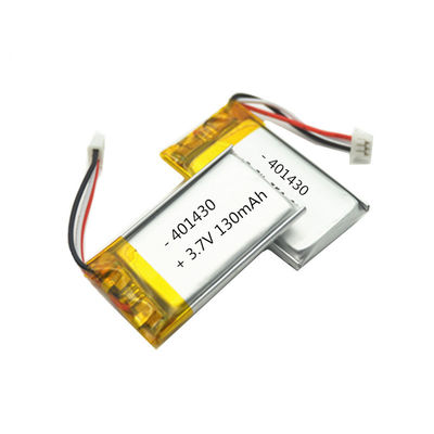 401430 3,7V 130mAh Lithium-Polymer-Batteriepack mit 500-facher Lebensdauer
