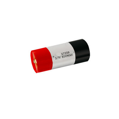 850mAh 3.7V 17350 Lithium-Polymer-Batterie LiPo-Wiederaufladbare Batterie für E-Zigarette
