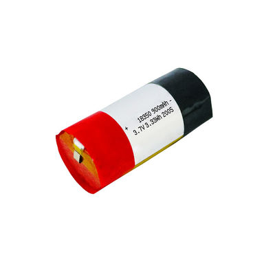 10C-Entladung 18350 Lithium-Polymer-Batterie mit 900 mAh Kapazität und 500-facher Lebensdauer