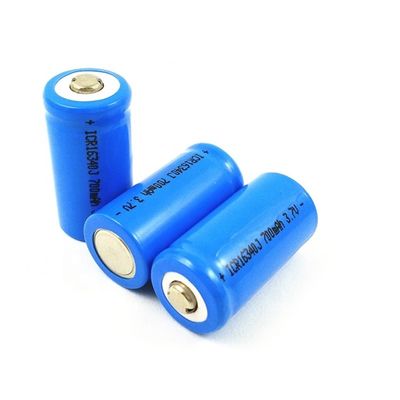 3.7V 750mAh ICR16340 CR123A Wiederaufladbare Lithium-Ionen-Batterie mit 500 Zyklen